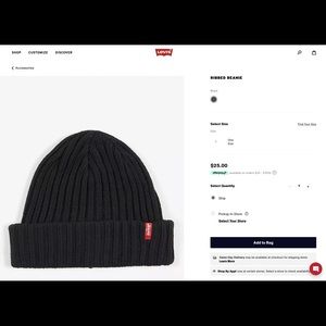 Levi Ribbed Beanie